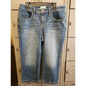 Lane Bryant ladies denim jean capris size 14 with stretch
